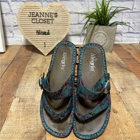 Alegria Valentina Aqua Flora 39 8.5 - Picture 4 of 10